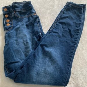 Stretchy Dark Blue High Rise Size 3
